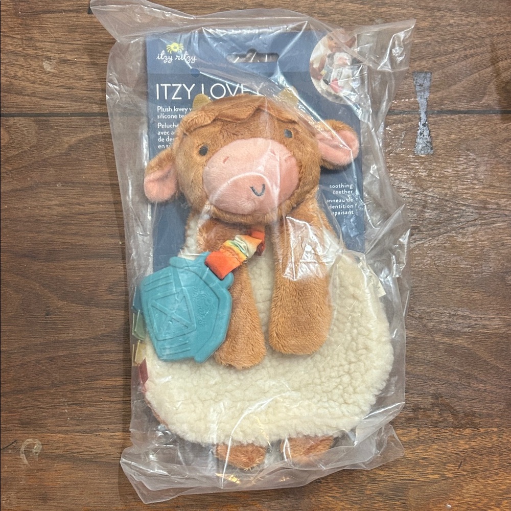 Itzy Ritzy Lovey Plush Toy - Highland Cow